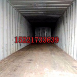 二手6米旧集装箱12米平箱高箱出售海运集装箱房屋移动房钢结构